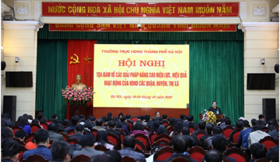 Thường trực HĐND Thành phố tọa đàm các giải pháp nâng cao hoạt động công tác HĐND các quận, huyện, thị xã