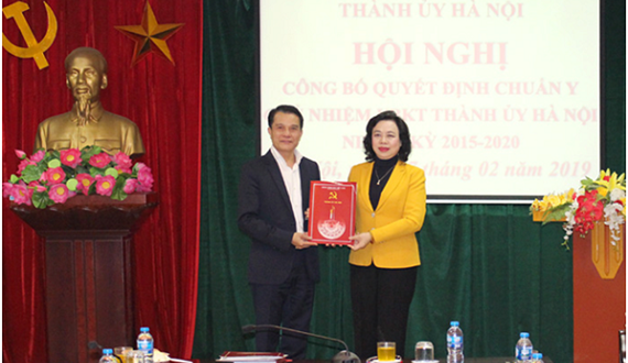 Công bố Quyết định chuẩn y Chủ nhiệm Ủy ban Kiểm tra Thành ủy Hà Nội
