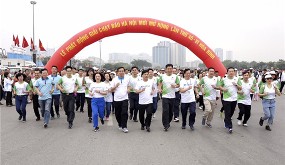Hà Nội tổ chức Ngày chạy Olympic vì sức khỏe toàn dân