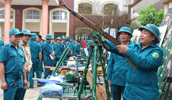 Ban Chỉ huy Quân sự huyện Phú Xuyên ra quân huấn luyện năm 2019