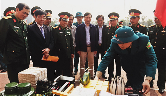 Huyện Hoài Đức tổ chức Lễ ra quân huấn luyện năm 2019