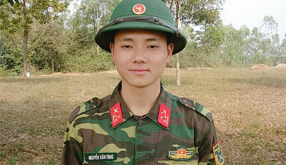 Thượng úy Nguyễn Văn Tùng: Sỹ quan trẻ tiêu biểu