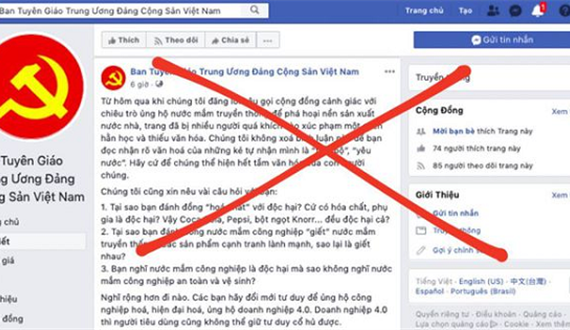 Tỉnh táo trước thông tin giả mạo trên mạng xã hội