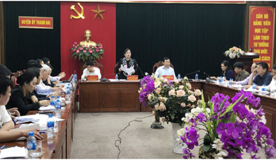 Thành ủy Hà Nội: Kiểm tra công tác lãnh đạo, chỉ đạo và tổ chức thực hiện 3 nghị quyết quan trọng tại Thanh Oai