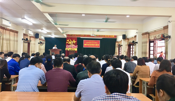 Khai mạc Lớp bồi dưỡng nghiệp vụ báo cáo viên quý I năm 2019