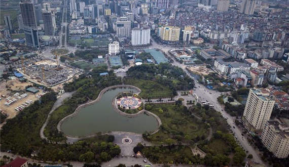 Hài hòa giữa nhu cầu đỗ xe và diện tích công viên, cây xanh