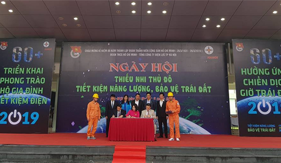 Tưng bừng Ngày hội “Thiếu nhi Thủ đô tiết kiệm năng lượng, bảo vệ trái đất”