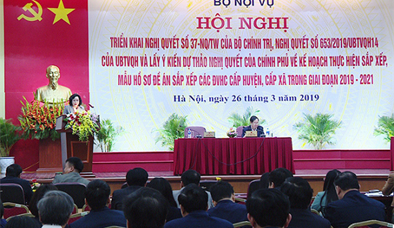 Bám sát chỉ đạo của Trung ương, chủ động thực hiện sắp xếp đơn vị hành chính