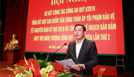 “Công an Hà Nội đã đóng góp rất quan trọng vào thành tích chung của Thành phố”