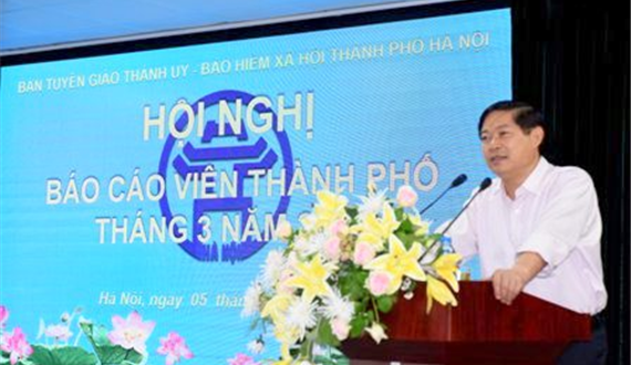 Ban Tuyên giáo Thành ủy Hà Nội tổ chức Hội nghị báo cáo viên Thành phố tháng 3