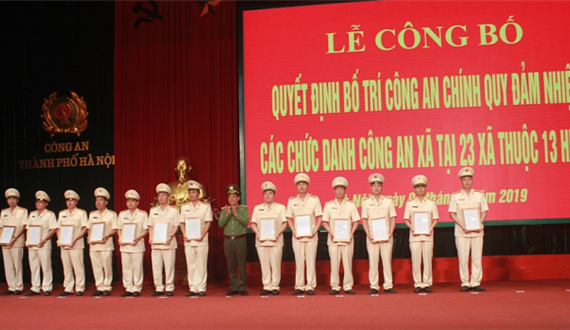 Công an Hà Nội: Triển khai Công an chính quy tại 23 xã