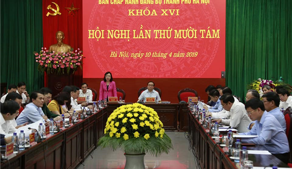 Hội nghị lần thứ 18 Ban Chấp hành Đảng bộ thành phố Hà Nội: Xem xét 5 nội dung quan trọng
