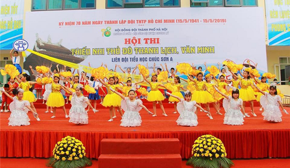 Sân chơi giáo dục nếp sống thanh lịch văn minh cho thiếu nhi Thủ đô