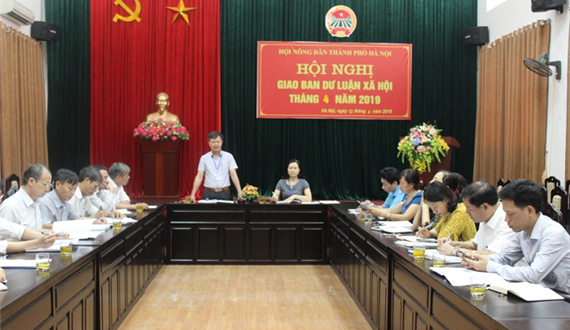 Hội nghị giao ban dư luận xã hội tháng 04 năm 2019
