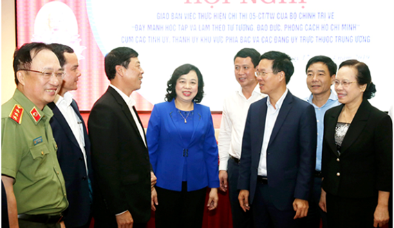 Giao ban thực hiện Chỉ thị 05-CT/TW cụm các tỉnh, thành ủy khu vực phía Bắc