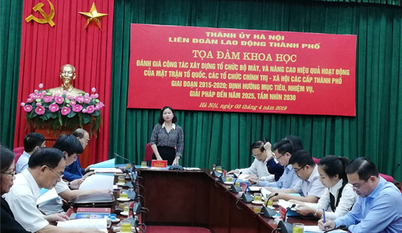 Nâng cao hiệu quả hoạt động của MTTQ, các tổ chức chính trị - xã hội các cấp Thành phố
