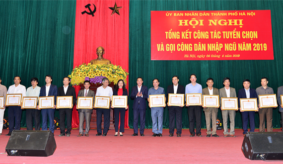 Tổng kết công tác tuyển chọn và gọi công dân nhập ngũ năm 2019