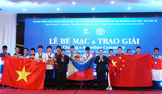 Bế mạc Kỳ thi Toán học Hà Nội mở rộng lần thứ 16 năm 2019