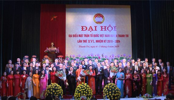 Đại hội đại biểu MTTQ Việt Nam huyện Thanh Trì lần thứ XVI, nhiệm kỳ 2019-2024