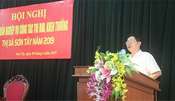 Tập huấn nghiệp vụ công tác thi đua, khen thưởng năm 2019