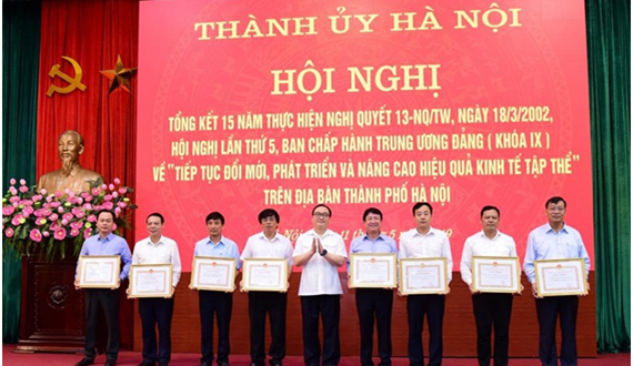 Kinh tế tập thể Hà Nội chuyển biến mạnh sau 15 năm