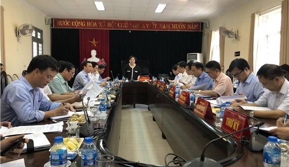 Kiểm tra thực hiện Chương trình 03-CTr/TU tại Sở Lao động Thương binh và Xã hội
