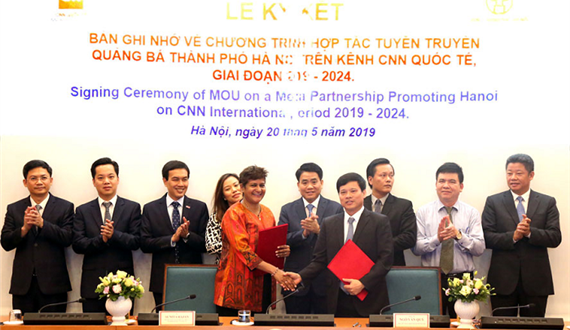 Hà Nội - CNN ký bản ghi nhớ hợp tác giai đoạn 2019-2024