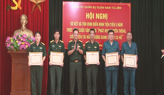 Ban Chỉ huy quân sự quận Nam Từ Liêm “Phát huy truyền thống, cống hiến tài năng, xứng danh bộ đội Cụ Hồ”