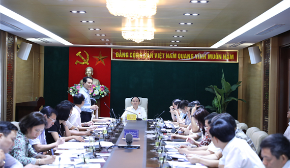 Thường trực HĐND Thành phố làm việc với Sở Nội vụ về sắp xếp lại tổ chức bộ máy, công chức, viên chức