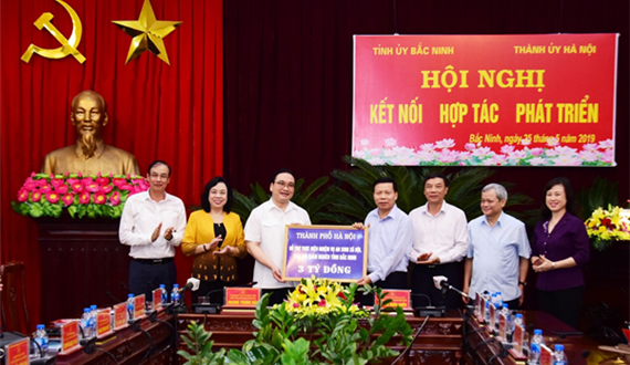 Đẩy mạnh hợp tác toàn diện giữa thành phố Hà Nội và tỉnh Bắc Ninh