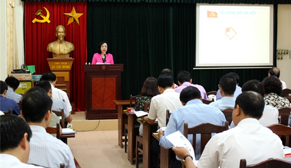 Người đứng đầu cấp ủy phải có năng lực, bản lĩnh chính trị vững vàng