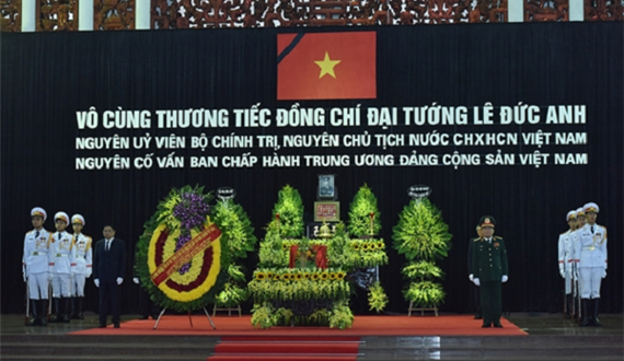 Tổ chức trọng thể Lễ Quốc tang Đại tướng, nguyên Chủ tịch nước Lê Đức Anh