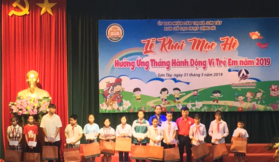 Thị xã Sơn Tây khai mạc hoạt động hè 2019