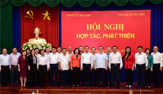 Thành phố Hà Nội và tỉnh Hà Nam đẩy mạnh hợp tác, phát triển toàn diện, thực chất