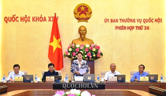 Khai mạc Phiên họp thứ 34 của Ủy ban Thường vụ Quốc hội