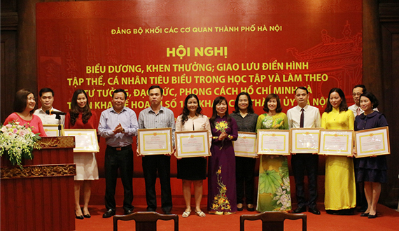 Thành phố Hà Nội: Biểu dương các tập thể, cá nhân tiêu biểu học tập và làm theo Bác