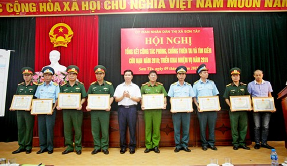 Thị xã Sơn Tây triển khai công tác phòng, chống thiên tai và tìm kiếm cứu nạn năm 2019