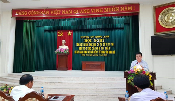 Huyện Đông Anh: Tăng cường thực hiện các tiêu chí văn hóa giáo dục và an sinh xã hội