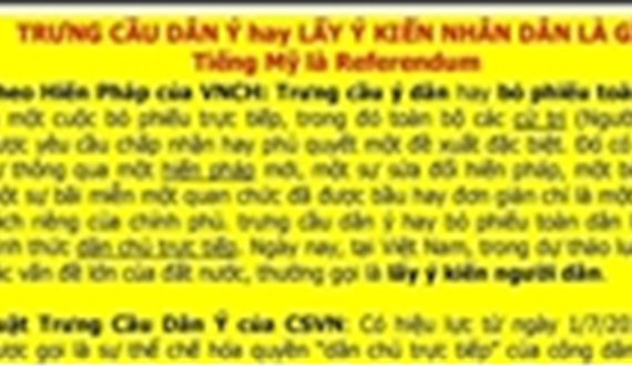 Vạch trần bản chất phản động của Chiến dịch “Trưng cầu dân ý” và Chương trình “Cấp phát nhà miễn phí” - Bài 1: Tiếng nói người trong cuộc phơi bày bản chất của tổ chức khủng bố