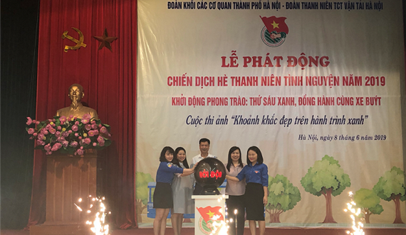 Đoàn Khối các cơ quan Thành phố phát động Chiến dịch Thanh niên tình nguyện Hè năm 2019