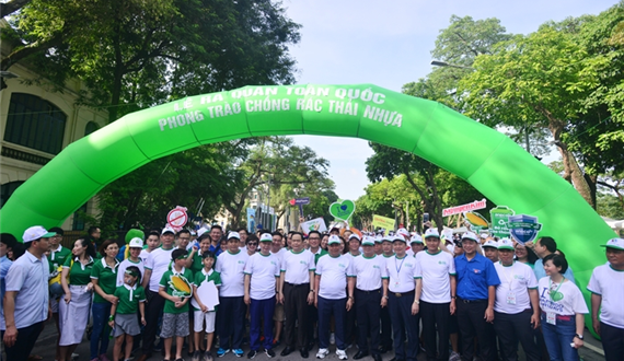 Phát động Lễ ra quân toàn quốc phong trào chống rác thải nhựa