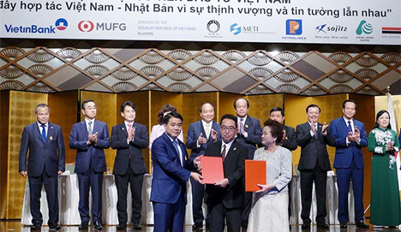 Hà Nội ký kết hợp tác đầu tư với các tập đoàn Nhật Bản