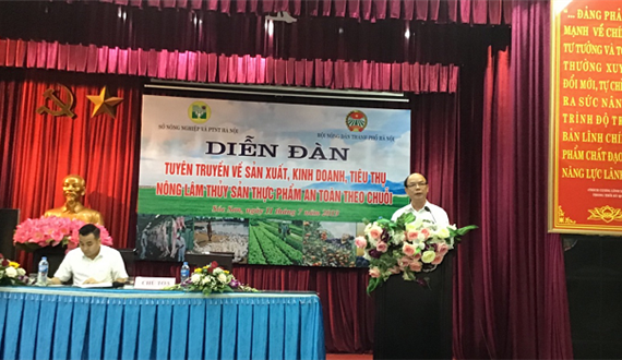 Tìm giải pháp nâng cao hiệu quả tuyên truyền, sản xuất, kinh doanh,  tiêu thụ nông lâm thuỷ sản, thực phẩm an toàn theo chuỗi