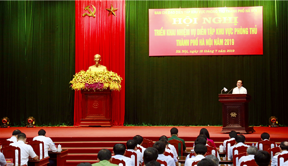 Hiệp đồng chặt chẽ, hoàn thành tốt kế hoạch diễn tập phòng thủ năm 2019