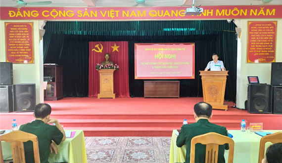 Huyện Thanh Trì: Sơ kết công tác quân sự, quốc phòng 6 tháng đầu năm 2019