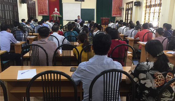 Huyện Sóc Sơn: Chú trọng công tác đào tạo, bồi dưỡng lý luận chính trị cho cán bộ cơ sở