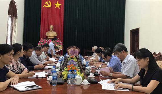 Hội nghị giao ban cộng tác viên dư luận xã hội thị xã Sơn Tây tháng 7