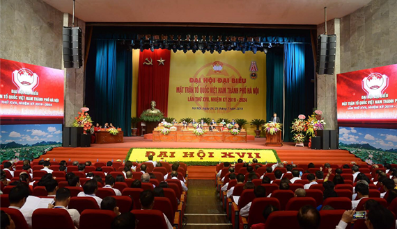 Ngày làm việc thứ nhất Đại hội đại biểu Mặt trận Tổ quốc Việt Nam thành phố Hà Nội lần thứ XVII: Hiệp thương cử các chức danh quan trọng