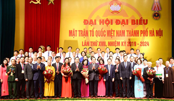 Khai mạc Đại hội đại biểu Mặt trận Tổ quốc Việt Nam thành phố Hà Nội lần thứ XVII: Kế thừa và phát huy truyền thống đoàn kết của Đảng