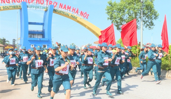 Huyện Phú Xuyên: Khai mạc Hội thao quốc phòng lực lượng dân quân tự vệ năm 2019